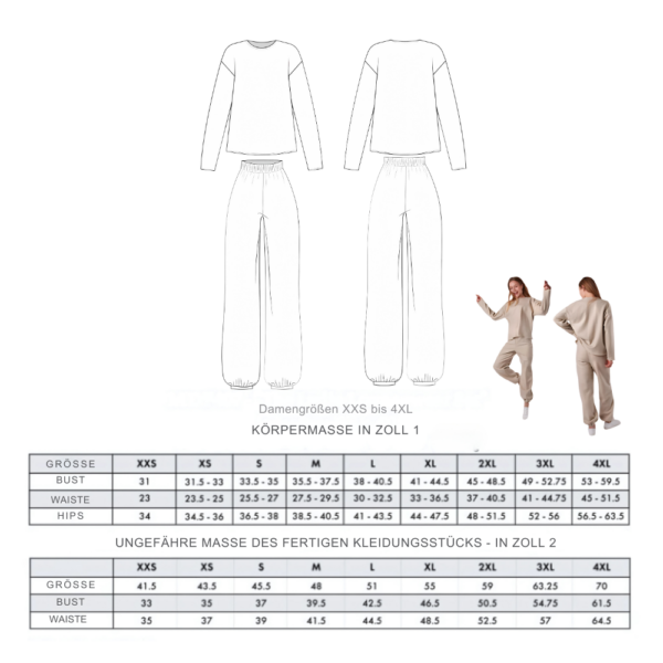 Das Lydia Loungewear Set Gratis-Nähmuster - Image 2